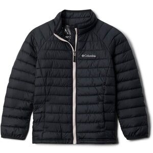 Girls Youth Columbia Black Puffer Powder Lite Jacket